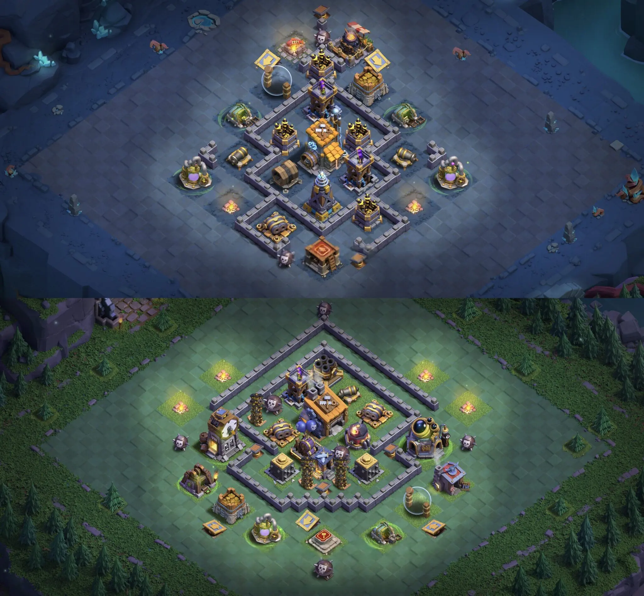 Ultimate Builder Hall 8 Base with Link – COC 2025