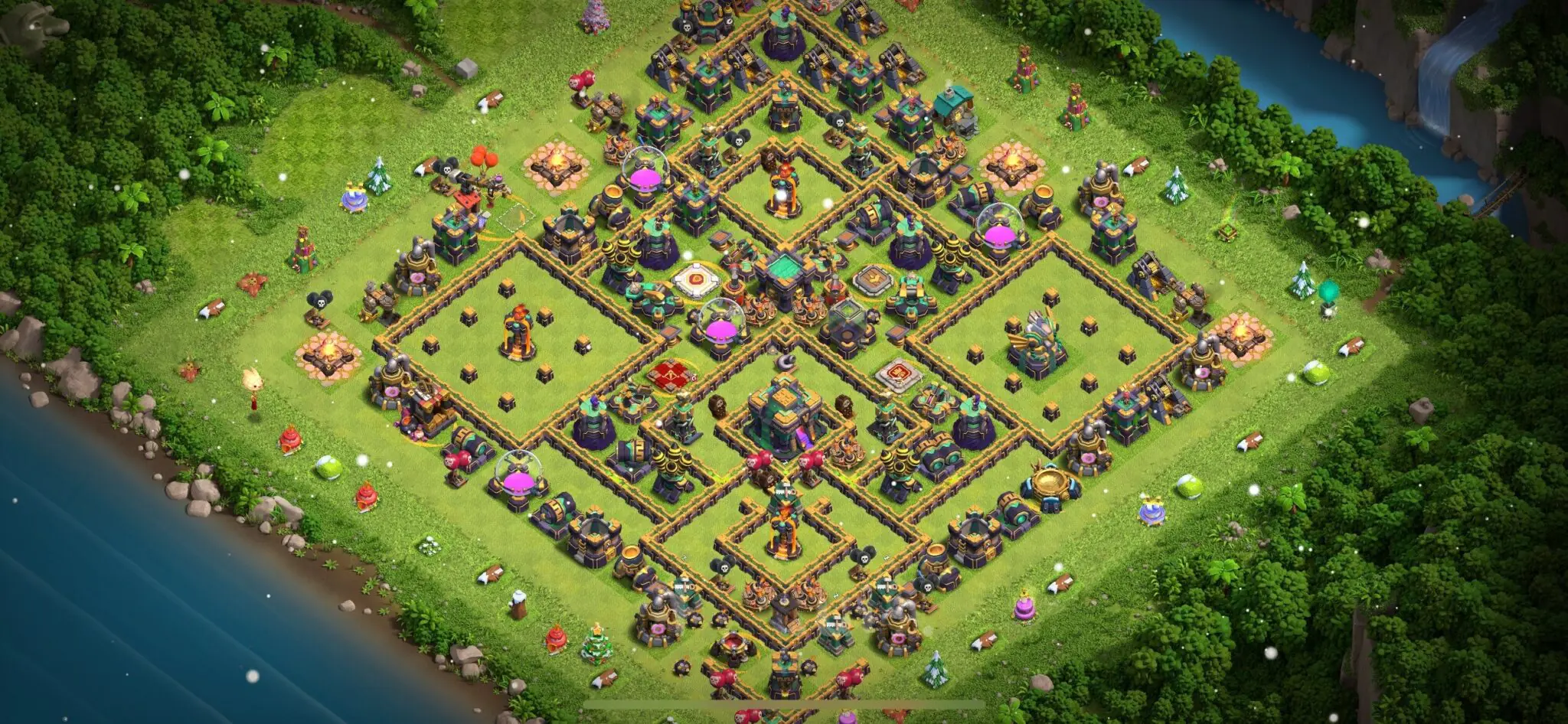 Strongest Town Hall 14 Defense Base with Copy Link